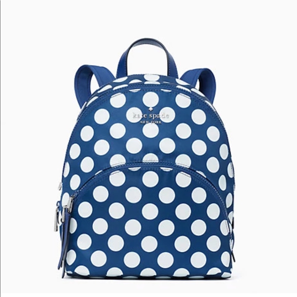 Kate Spade Karissa Nylon Seaside Dot Backpack New